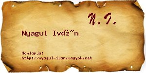 Nyagul Iván névjegykártya